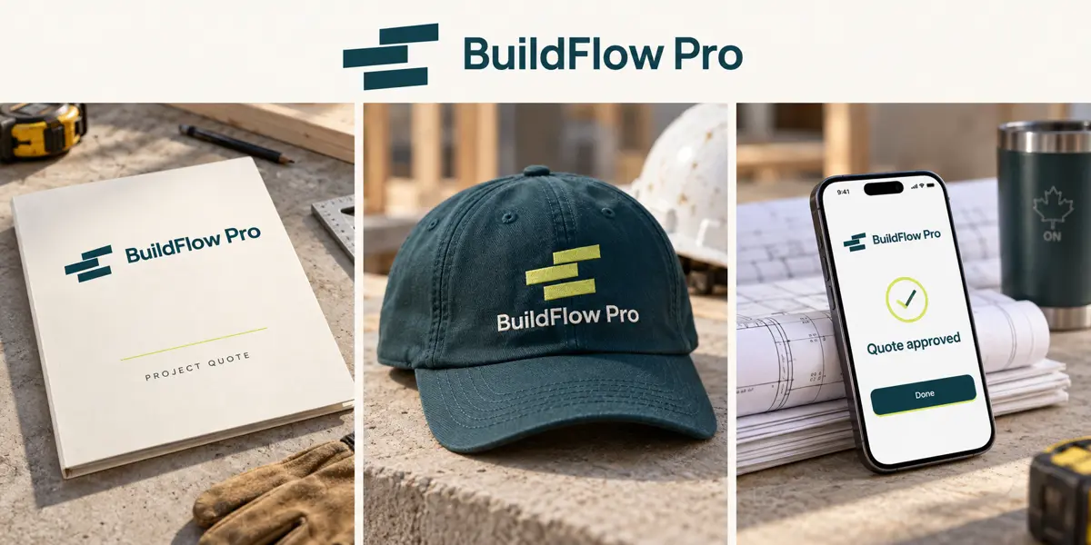 BuildFlow Pro brand applications