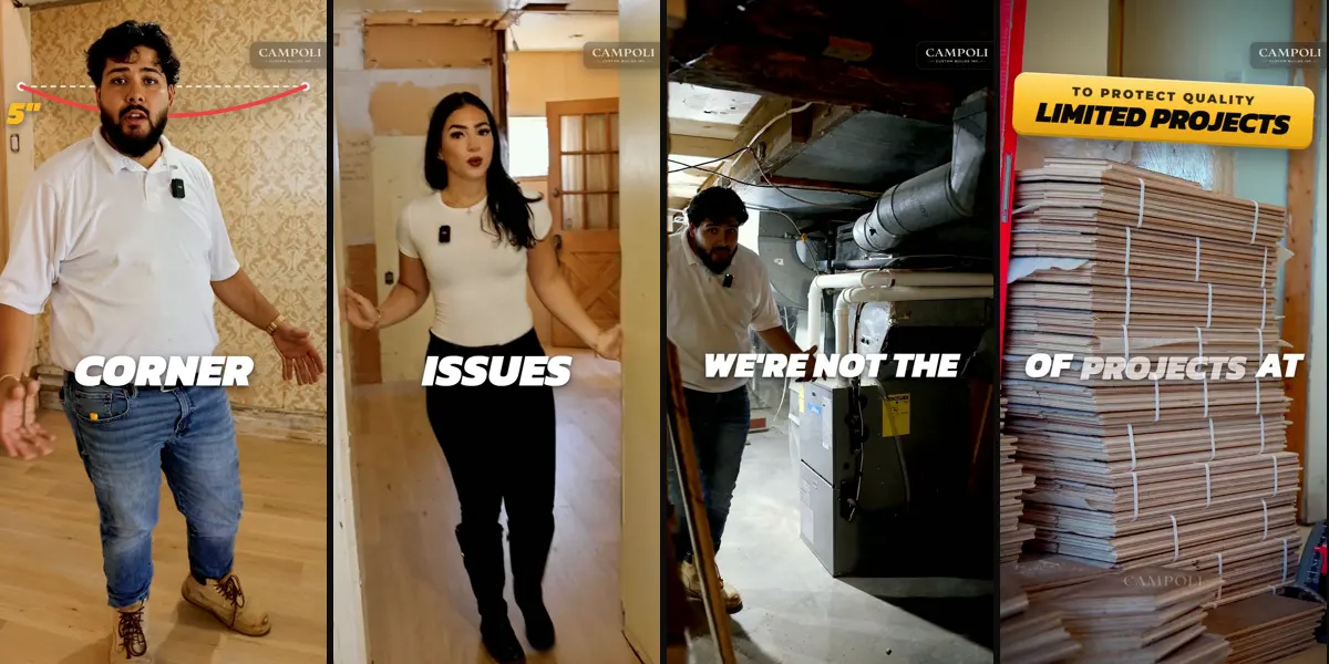 Frames from a finished social cut made by Edit Studio